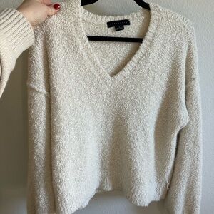 Sanctuary Cream V-Neck Sweater